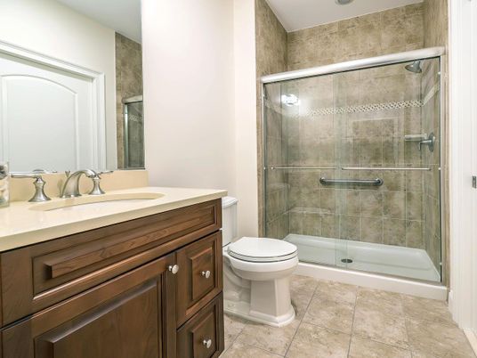 Bathroom, Glass Shower, Interior