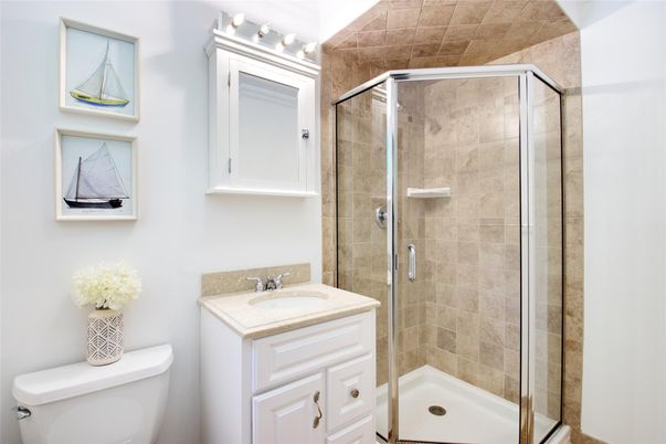 Bathroom, Glass Shower, Interior