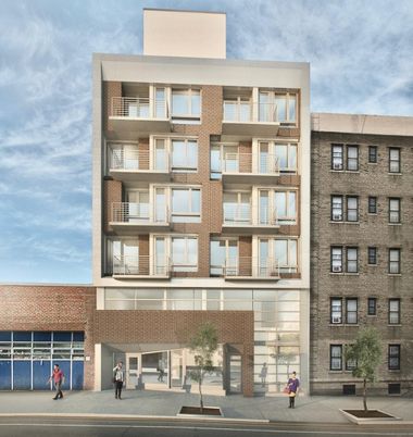 Attached, Exterior, Facade, Condo Building