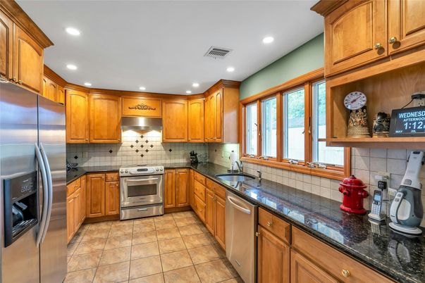 Interior, Kitchen, Recessed Lighting, Stainless Steel Appliances