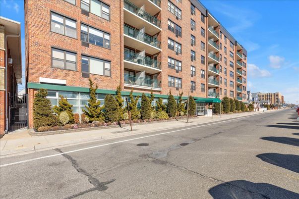Exterior, Facade, Brick Facade, Condo Building