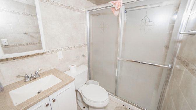 Bathroom, Glass Shower, Interior