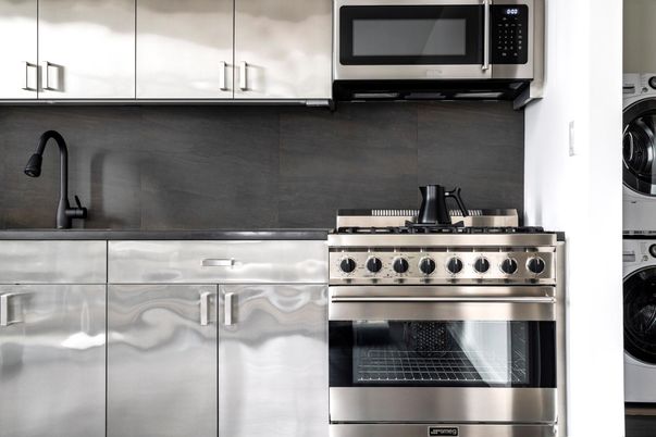 Interior, Kitchen, Stainless Steel Appliances