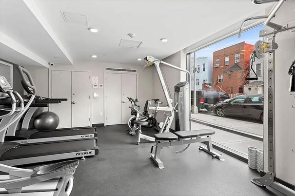 Fitness Equipment, Interior, Recessed Lighting