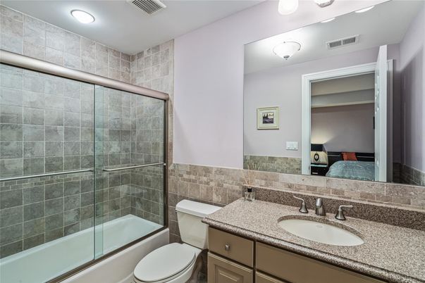 Bathroom, Bedroom, Glass Shower, Interior, Recessed Lighting