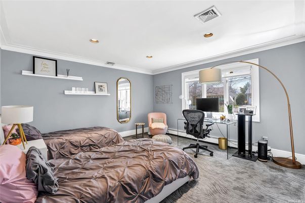 Bedroom, Home Office, Interior, Recessed Lighting