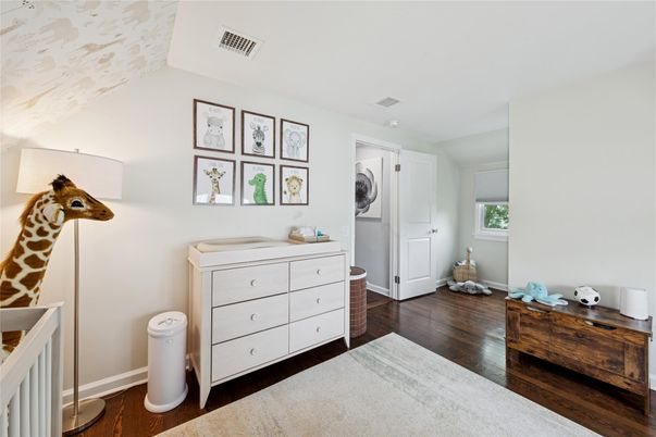 Interior, Washer, Wood Texture Flooring