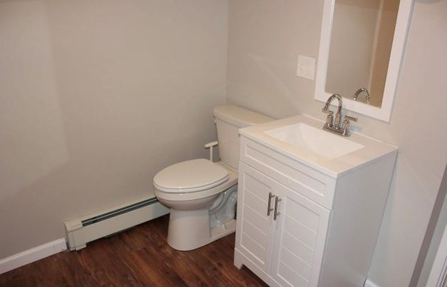 Bathroom, Interior, Wood Texture Flooring
