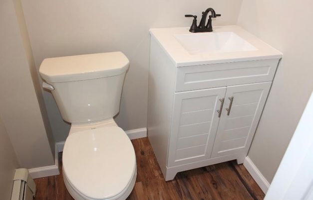 Bathroom, Interior, Wood Texture Flooring