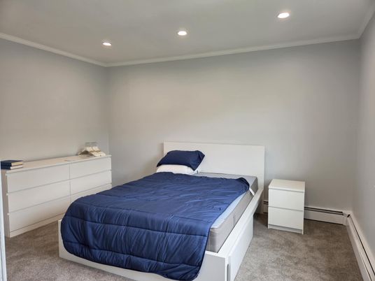 Bedroom, Interior, Recessed Lighting