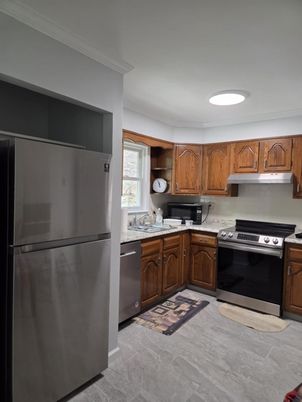 Interior, Kitchen, Recessed Lighting, Stainless Steel Appliances