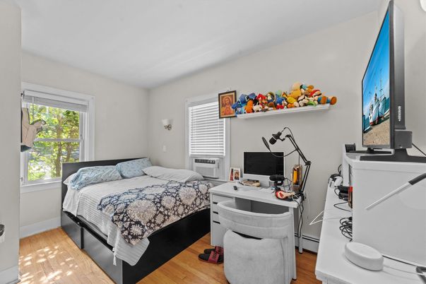 Bedroom, Home Office, Interior, Wood Texture Flooring