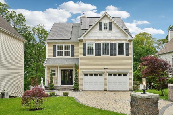 Attached, Exterior, Facade, Solar Panels, Farmhouse