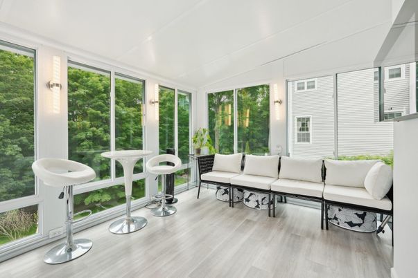 Interior, Living room, Sun Room, Wood Texture Flooring