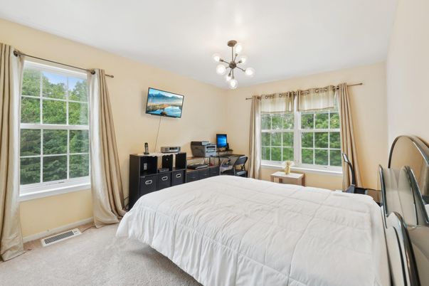 Bedroom, Interior, Pendant Lights