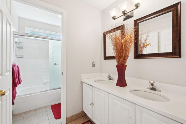 Bathroom, Dual Sink Vanities, Glass Shower, Interior