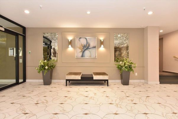 Elevator, Interior, Marble, Recessed Lighting