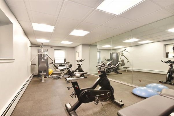 Fitness Equipment, Interior, Recessed Lighting