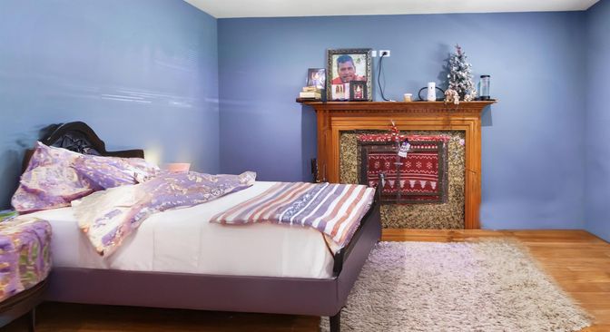 Bedroom, Interior, Wood Texture Flooring