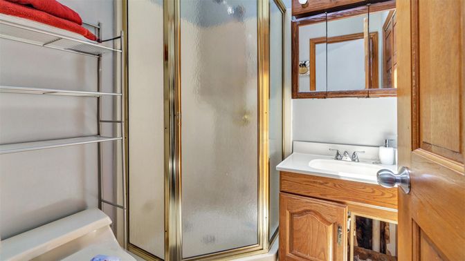 Bathroom, Glass Shower, Interior