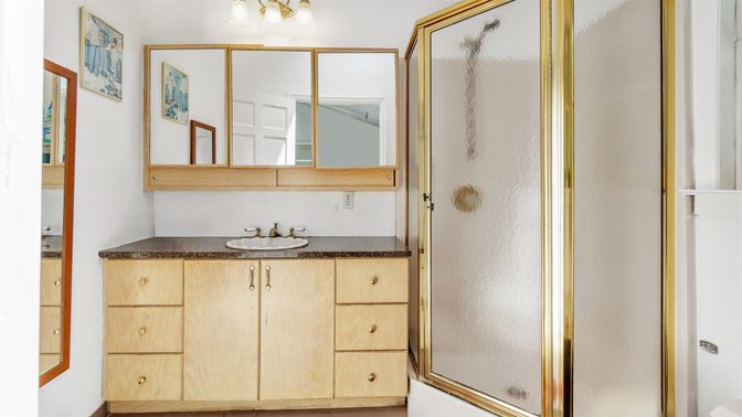 Bathroom, Glass Shower, Interior