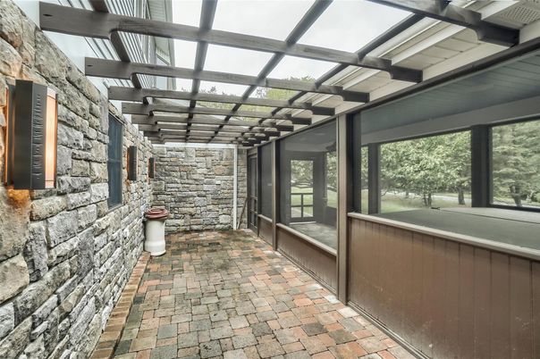 Glass Ceilings, Interior, Stone Walls, Sun Room