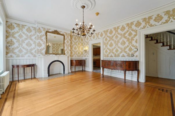 Chandelier, Interior, Wood Texture Flooring