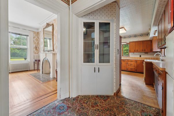 Interior, Kitchen, Wood Texture Flooring