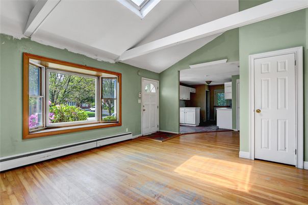 Empty room, Interior, Wood Texture Flooring