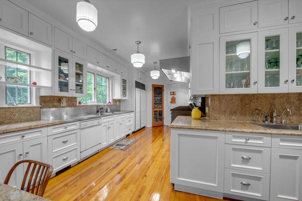 Interior, Kitchen, Wood Texture Flooring