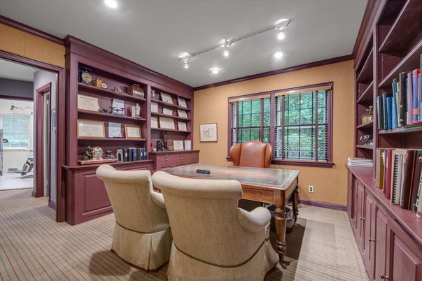 Home Office, Interior, Recessed Lighting