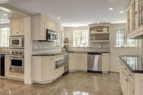 Interior, Kitchen, Recessed Lighting, Stainless Steel Appliances