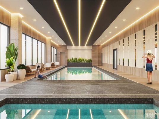 Interior, Pool, Recessed Lighting