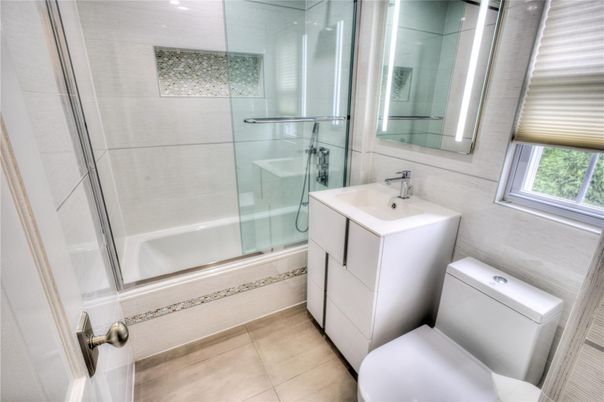 Bathroom, Glass Shower, Interior