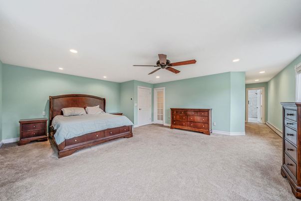 Bedroom, Interior, Recessed Lighting