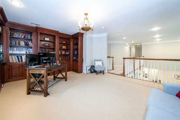 Home Office, Interior, Recessed Lighting