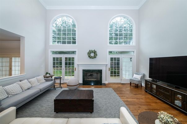 Fireplace, Interior, Living room, Wood Texture Flooring