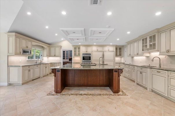 Interior, Kitchen, Recessed Lighting, Stainless Steel Appliances