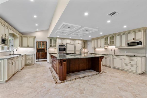 Interior, Kitchen, Recessed Lighting, Stainless Steel Appliances