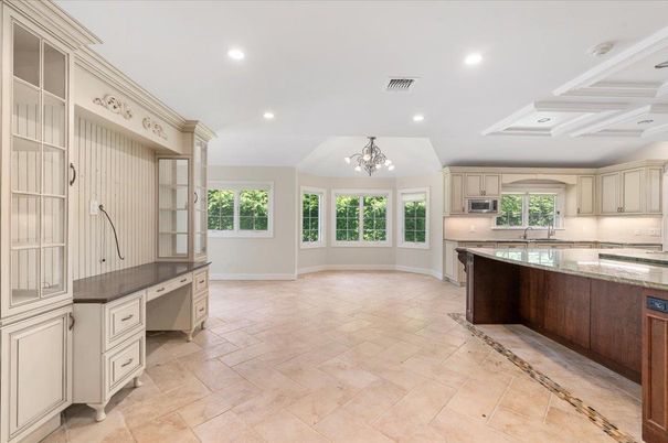 Chandelier, Interior, Kitchen, Recessed Lighting