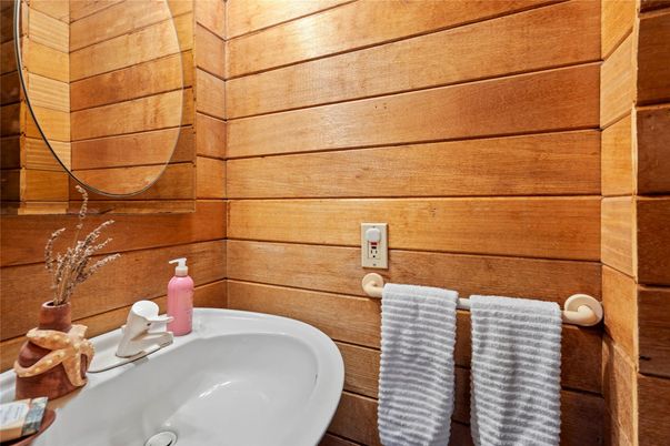Bathroom, Interior, Wooden Walls