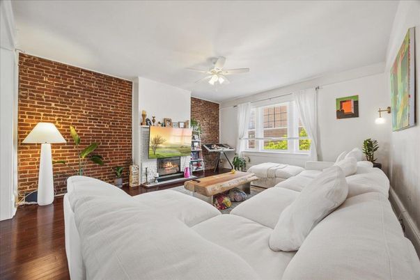 Fireplace, Interior, Living room, Stone Walls, Wood Texture Flooring