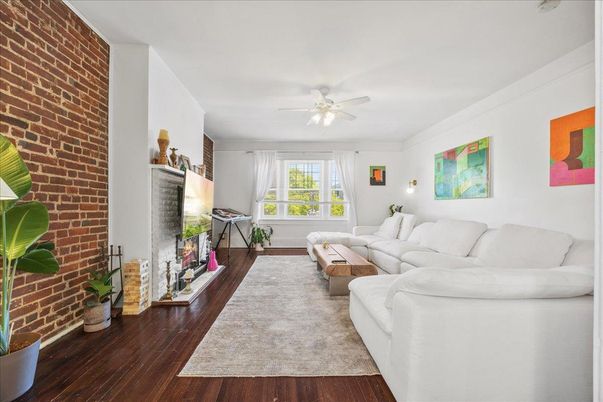 Interior, Living room, Stone Walls, Wood Texture Flooring