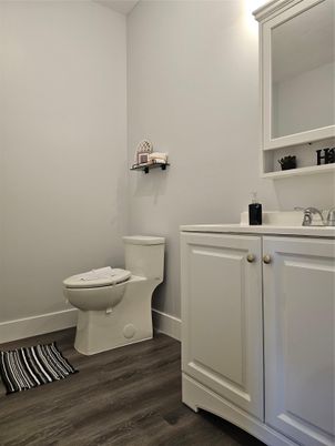 Bathroom, Interior, Wood Texture Flooring