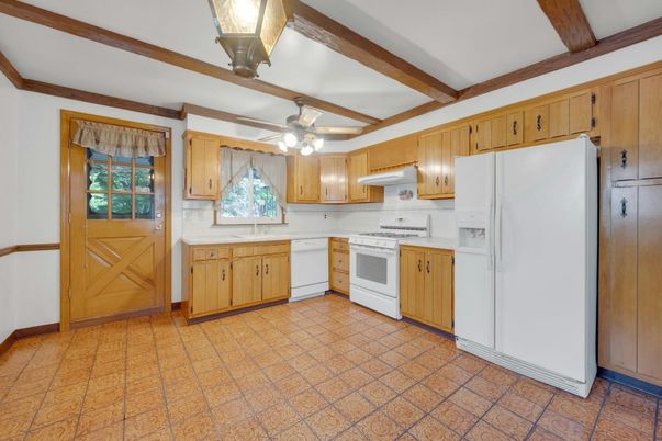 Interior, Kitchen, Wooden Beams