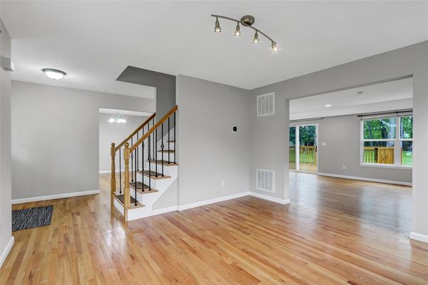 Empty room, Interior, Wood Texture Flooring