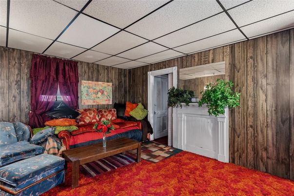Interior, Living room, Wooden Walls