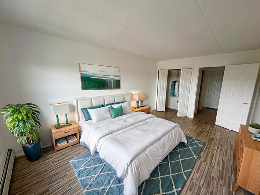 Bedroom, Interior, Wood Texture Flooring