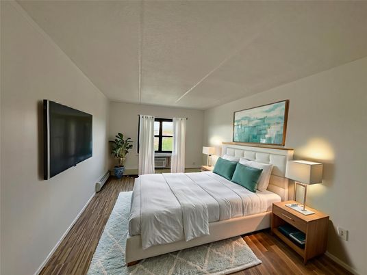 Bedroom, Interior, Wood Texture Flooring