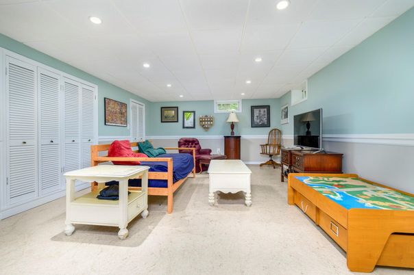 Interior, Living room, Recessed Lighting
